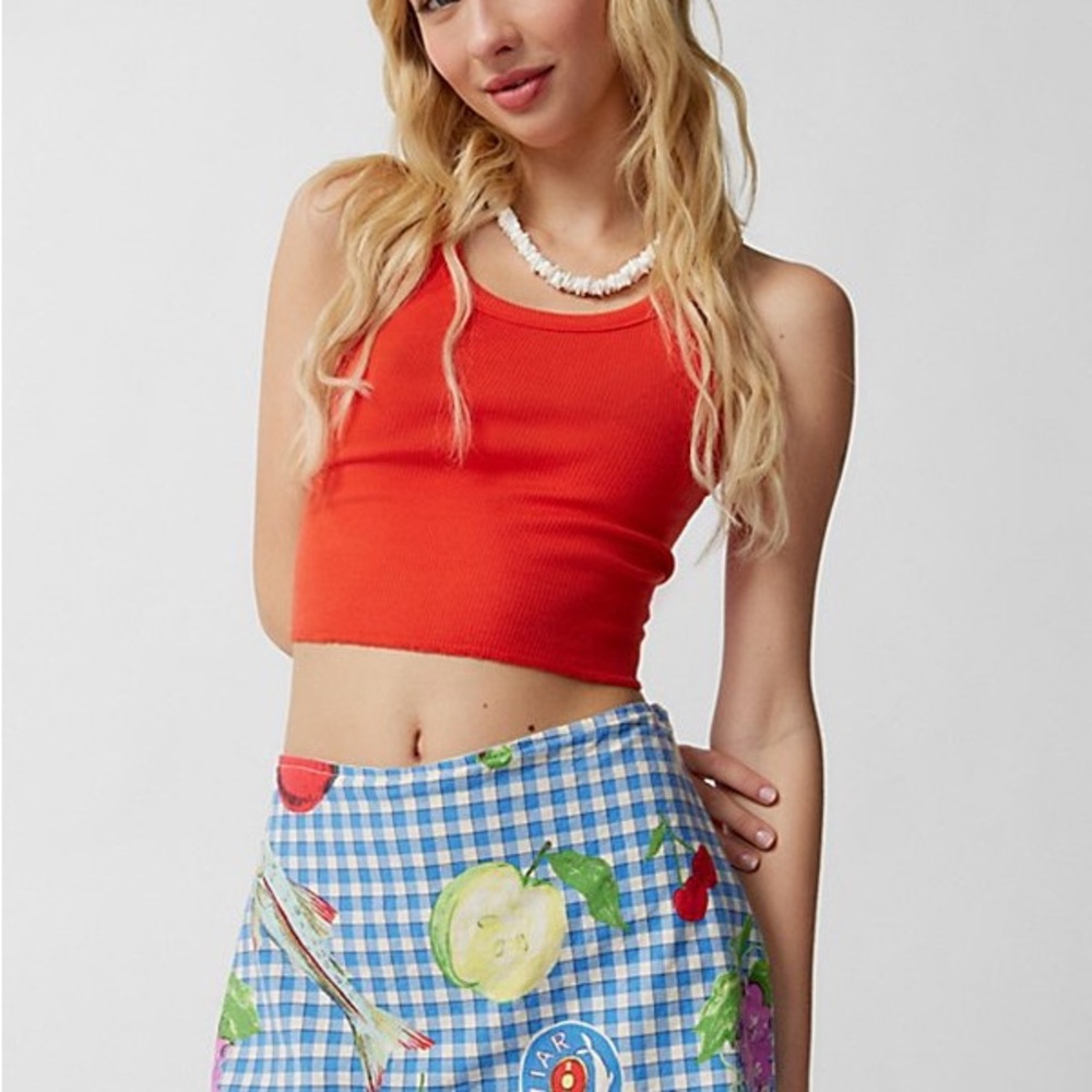 ISO Urban Outfitters Dalilah linen mini skort